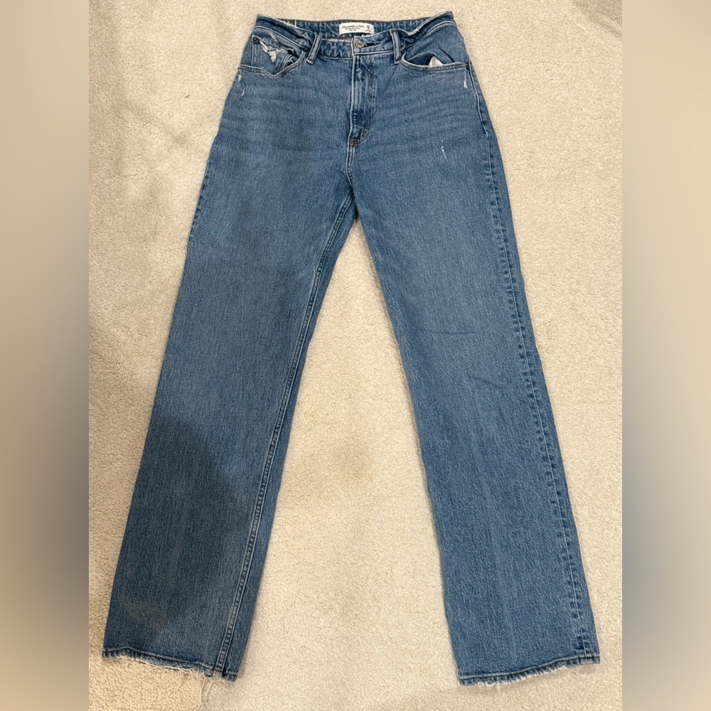 Abercrombie & Fitch Women's Curve Love 90s Relaxed Jean